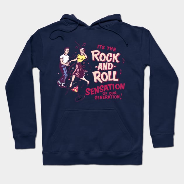 50's Rock'n'Roll dance Hoodie by Shockin' Steve